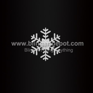 Snow Iron On Transfers Glitter Vinyl